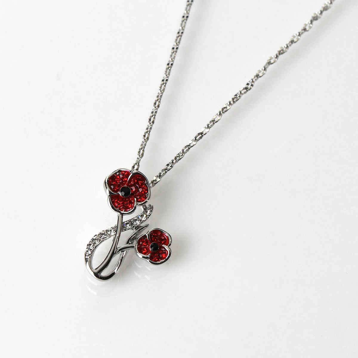 Equilibrium Elegant Poppies Necklace 3 Equilibrium Elegant Poppies Necklace