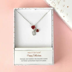 Equilibrium Elegant Poppies Necklace 8 Equilibrium Elegant Poppies Necklace -gifts sale 329430 equilibrium elegant poppies necklace 03