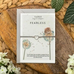 Langs ‘Fearless’ Bracelet & Plantable Seed Card