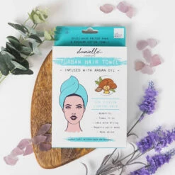 Aroma Home Argan Oil Infused Hair Turban