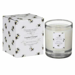 Toasted Crumpet ‘Amber And Sweet Honey’ Glass Jar Candle