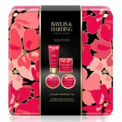 Baylis & Harding Boudiore Cherry Blossom Luxury Pamper Tin Gift Set