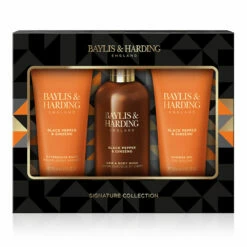 Baylis & Harding Black Pepper & Ginseng Men's Bathing 3 Piece Gift Set