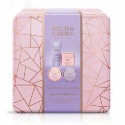 Baylis & Harding Jojoba, Vanilla & Almond Oil Luxury Pamper Tin Gift Set