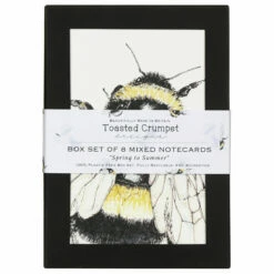 Toasted Crumpet ‘Spring To Summer’ Notecards Mixed Set Of 8 -gifts sale bx01 toasted crumpet spring to summer notecards mixed set of 8 2