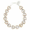 Carrie Elspeth Clear Gold Edged Hearts Bracelet 1 Carrie Elspeth Clear Gold Edged Hearts Bracelet -gifts sale carrie elspeth b1680 clear gold edged hearts bracelet