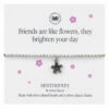 Carrie Elspeth ‘Friends Are Like Flowers’ Sentiment Bracelet -gifts sale carrie elspeth bb202 friends are like flowers sentiments bracelet