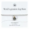 Carrie Elspeth ‘Dog Mum’ Sentiment Bracelet -gifts sale carrie elspeth bb337 sentiments bracelet 1