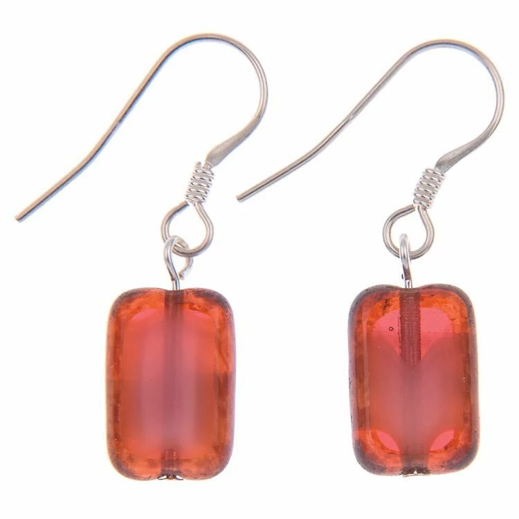 Carrie Elspeth Picasso Rainbow Maroon Earrings 3 Carrie Elspeth Picasso Rainbow Maroon Earrings