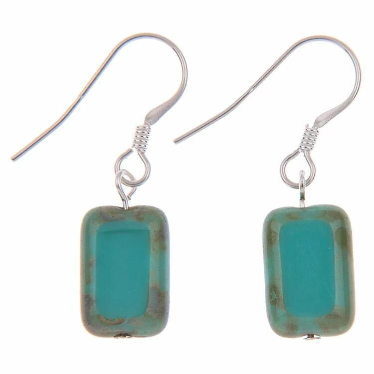 Carrie Elspeth Picasso Rainbow Turquoise Earrings 3 Carrie Elspeth Picasso Rainbow Turquoise Earrings