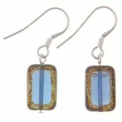 Carrie Elspeth Picasso Rainbow Blue Earrings