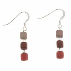 Carrie Elspeth Browns Satin Cubes Earrings