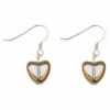 Carrie Elspeth Clear Gold Edged Hearts Earrings 2 Carrie Elspeth Clear Gold Edged Hearts Earrings -gifts sale carrie elspeth eh1680 clear gold edged hearts 1