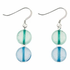 Carrie Elspeth Blue/Green Pastel Candy Earrings