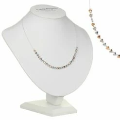 Carrie Elspeth Cariad Hearts Links Necklace