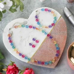 Carrie Elspeth Pink/Purple Pastel Candy Earrings 8 Carrie Elspeth Pink/Purple Pastel Candy Earrings -gifts sale carrie elspeth n1754 pastel candy full purple lifestyle 022 1