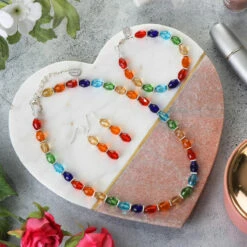 Carrie Elspeth Red/Orange Crystal Rainbow Earrings 11 Carrie Elspeth Red/Orange Crystal Rainbow Earrings -gifts sale carrie elspeth n1764 crystal rainbow full orange lifestyle 022 1