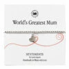 Carrie Elspeth World’s Greatest Mum Sentiment Bracelet 1 Carrie Elspeth World’s Greatest Mum Sentiment Bracelet -gifts sale carrie mothers day worlds greatest mum 1 of 3