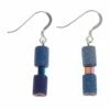 Carrie Elspeth Cobalt Lava Glimmer Earrings