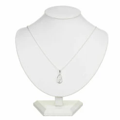 Equilibrium Silver Plated Back To Nature Fern Teardrop Necklace -gifts sale equilibrium 314441 fern teardrop necklace copy