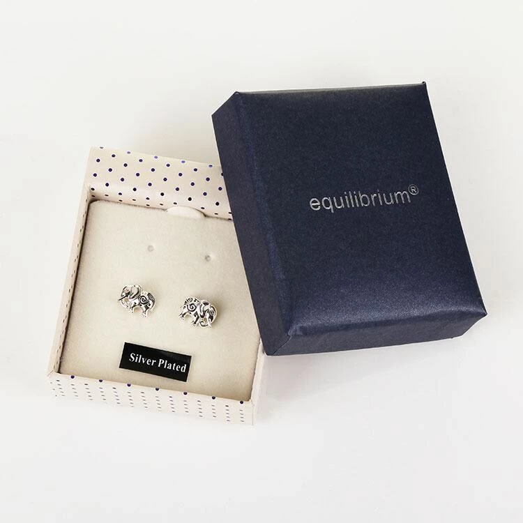 Equilibrium Silver Swirly Elephant Earrings 4 Equilibrium Silver Swirly Elephant Earrings - Image 2