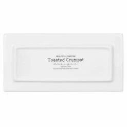 Toasted Crumpet ‘Fern’ Rectangular Soap Dish -gifts sale fsd15 toasted crumpet fern rectangular ceramic soap dish 2