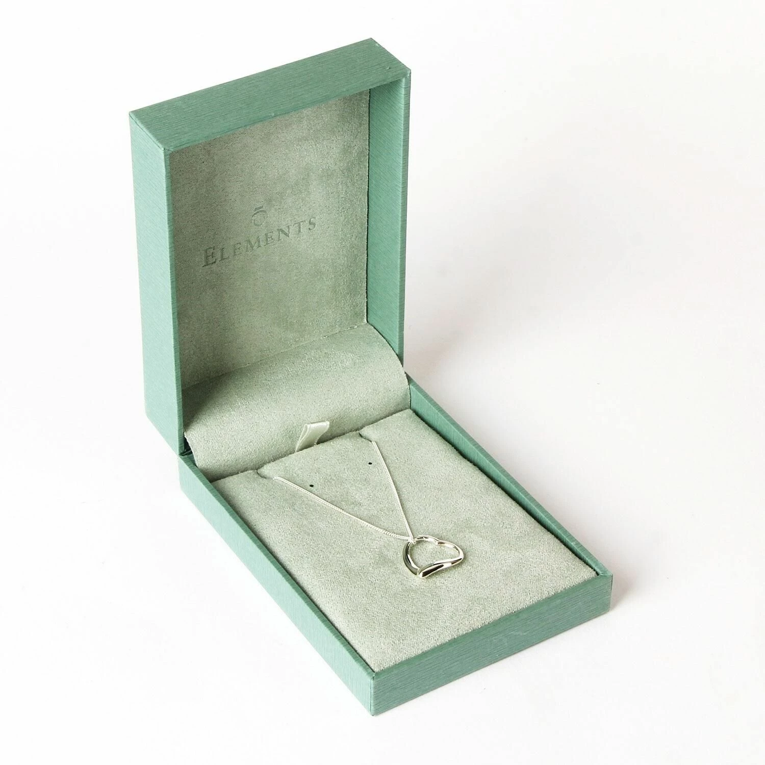 Elements Open Heart Boxed Silver Pendant 5 Elements Open Heart Boxed Silver Pendant - Image 3
