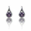 Elements Amethyst Teardrop Silver Stud Earrings 1 Elements Amethyst Teardrop Silver Stud Earrings -gifts sale gecko tge205m elements amethyst teardrop silver stud earrings 1