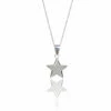 Elements Small Puffed Star Boxed Silver Pendant 2 Elements Small Puffed Star Boxed Silver Pendant -gifts sale gecko tgp2698 elements puffed star necklace