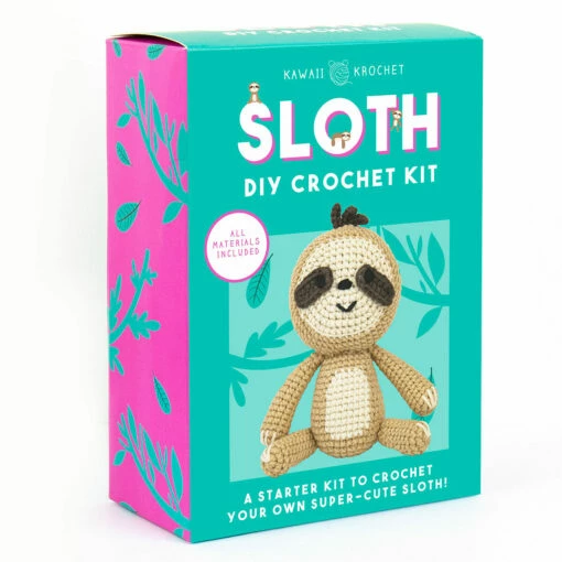 Gift Republic Sloth Crochet Kit -gifts sale gr830025 gift republic sloth crochet kit 2