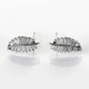 Equilibrium Baguette Crystal Leaves White GoldPlated Earrings 2 Equilibrium Baguette Crystal Leaves White GoldPlated Earrings -gifts sale joe davies 299606 equilibrium earrings 1