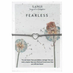 Langs ‘Fearless’ Bracelet & Plantable Seed Card -gifts sale langs 4sw203 fearless bracelet and plantable seed card 4