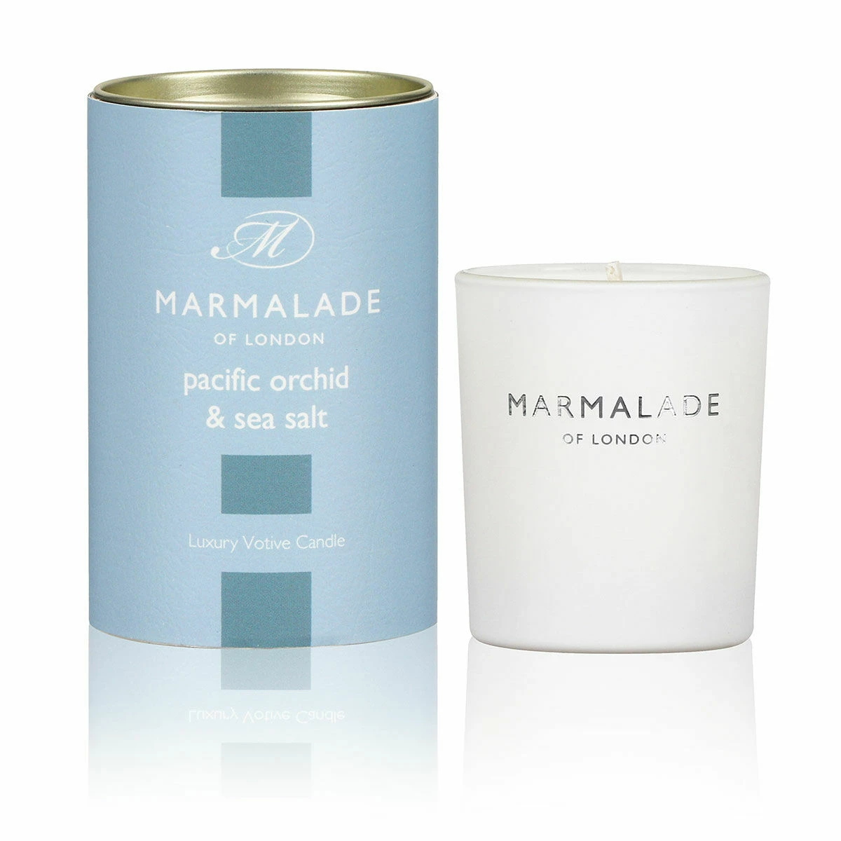 Marmalade Of London Pacific Orchid & Sea Salt 70g Votive Glass Soy Candle 3 Marmalade Of London Pacific Orchid & Sea Salt 70g Votive Glass Soy Candle