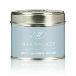 Marmalade Of London Pacific Orchid & Sea Salt 210g Tin Soy Candle