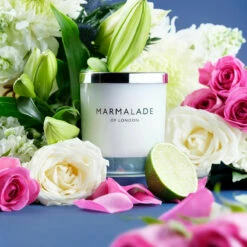 Marmalade Of London Bergamot & Soft Rose 230g Luxury Glass Soy Candle 18 Marmalade Of London Bergamot & Soft Rose 230g Luxury Glass Soy Candle -gifts sale marmalade of london 11715 bergamot soft rose 230g luxury glass candle lifestyle 1