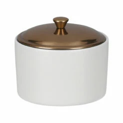 Paddywax Hygge 141g Tobacco & Vanilla White Ceramic Soy Candle