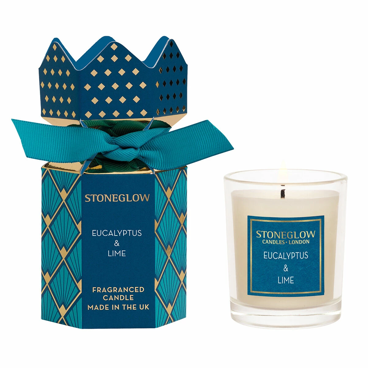 Stoneglow Seasonal Collection - Eucalyptus & Lime Cracker Votive Candle 3 Stoneglow Seasonal Collection - Eucalyptus & Lime Cracker Votive Candle