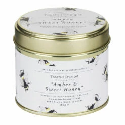 Toasted Crumpet Amber & Sweet Honey Tin Candle