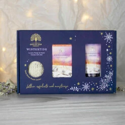 The English Soap Company Winter Solstice Luxury Soap & Hand Cream Three Piece Gift Set -gifts sale the english soap company wtgb004 winter solstice three piece gift set lifestyle