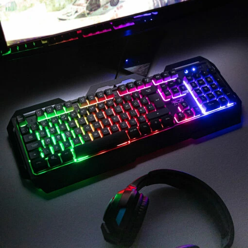 The Source Red5 Orbit Light Up Gaming Keyboard -gifts sale the source red5 76250 orbit gaming keyboard 1