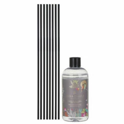 Sara Miller Chelsea Grey Geranium, Patchouli And Vetivert 200ml Reed Diffuser -gifts sale wax lyrical sm2201 sara miller chelsea grey geranium patchouli and vetivert reed diffuser 04