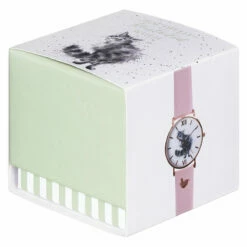 Wrendale ‘Glamour Puss’ Cat Leather Watch -gifts sale wrendale designs wt011 glamour puss cat leather watch 3