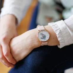 Wrendale ‘Glamour Puss’ Cat Leather Watch -gifts sale wrendale designs wt011 glamour puss cat leather watch lifestyle